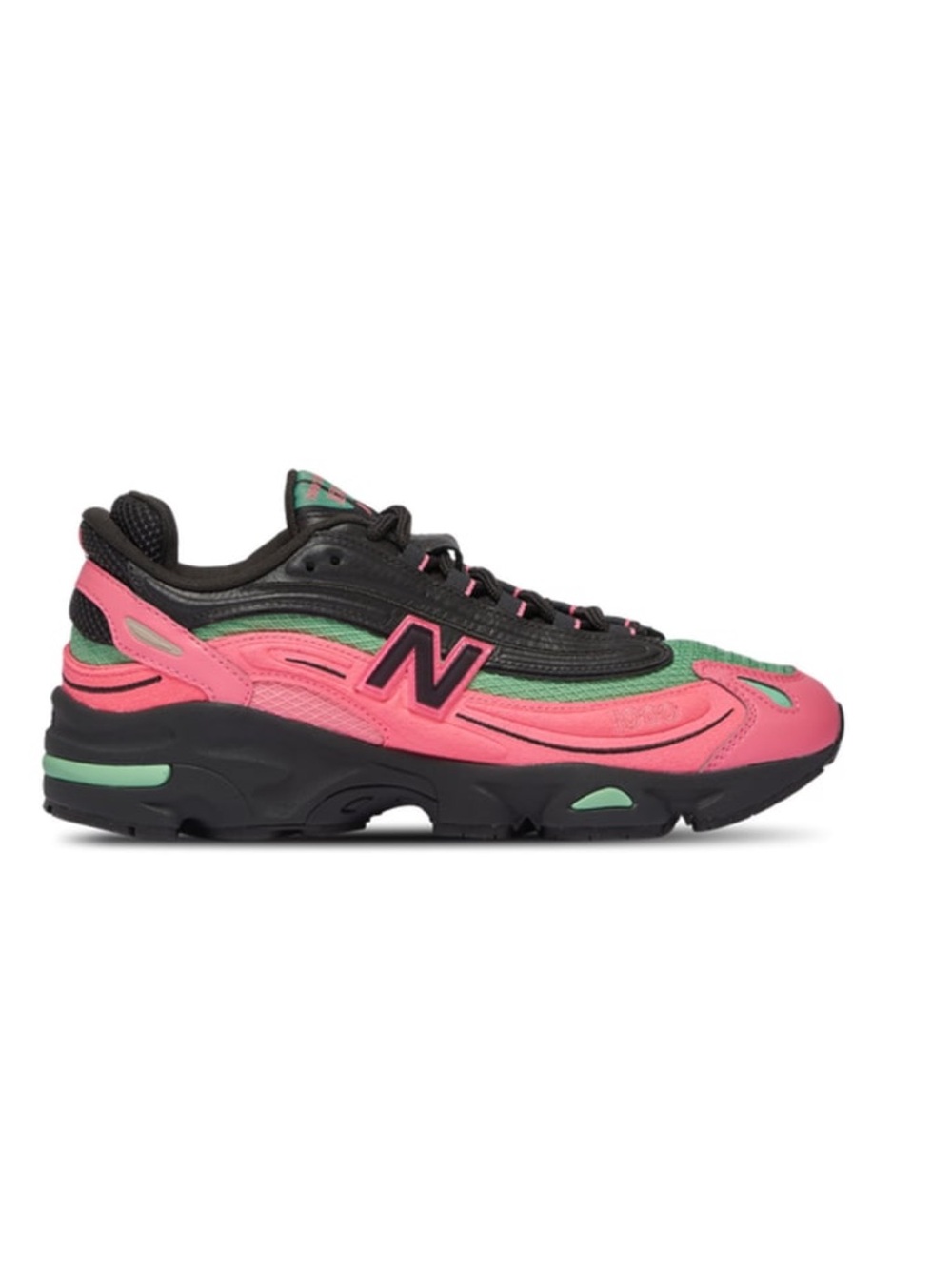 New Balance Black Pink & Mint Green Athletic Sneakers